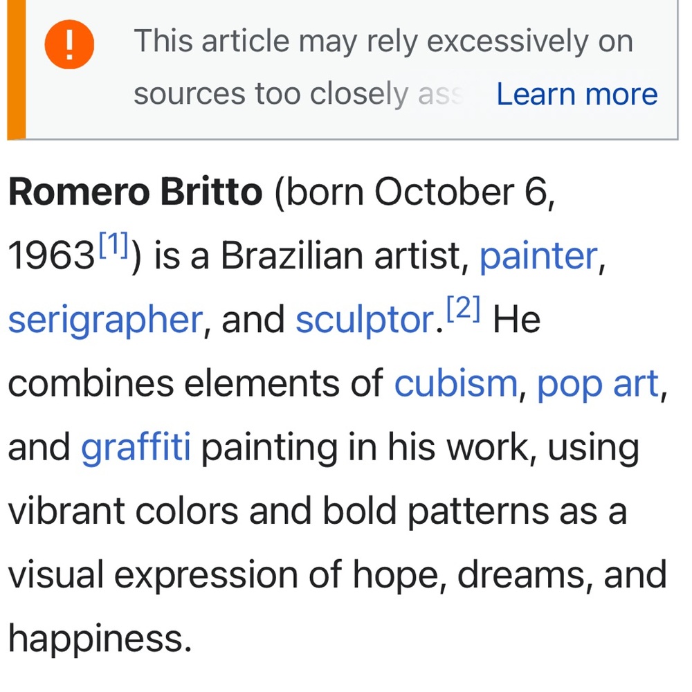 Romero Britto silk scarf - Picture 6 of 7